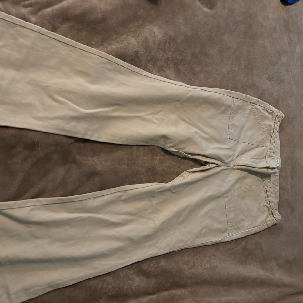 Dana Buchman Tan Jacket with Braided Detail